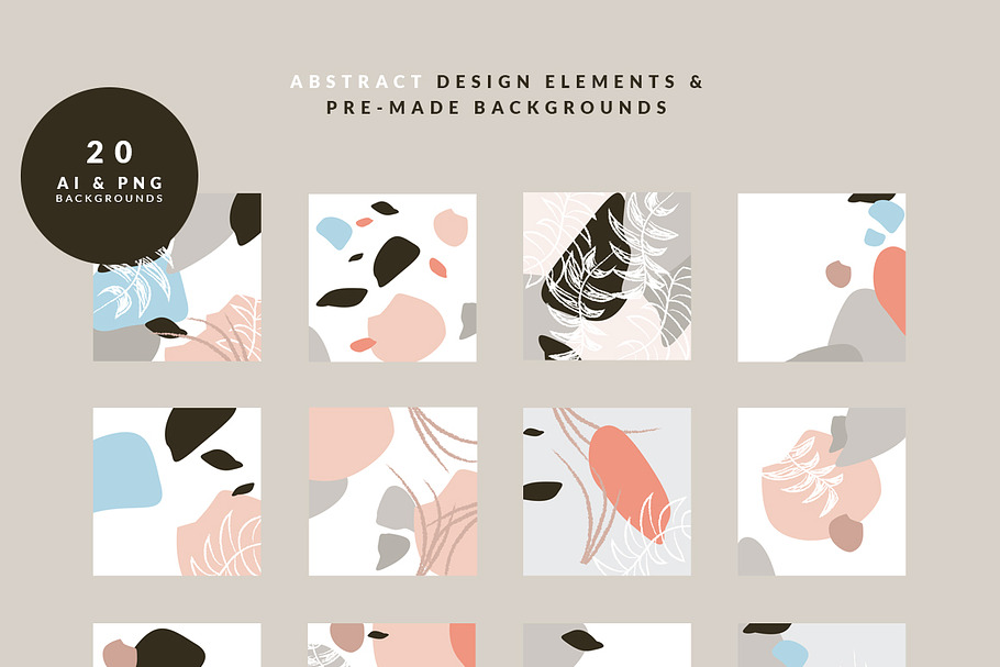 Design elements&Backgrounds-Abstract