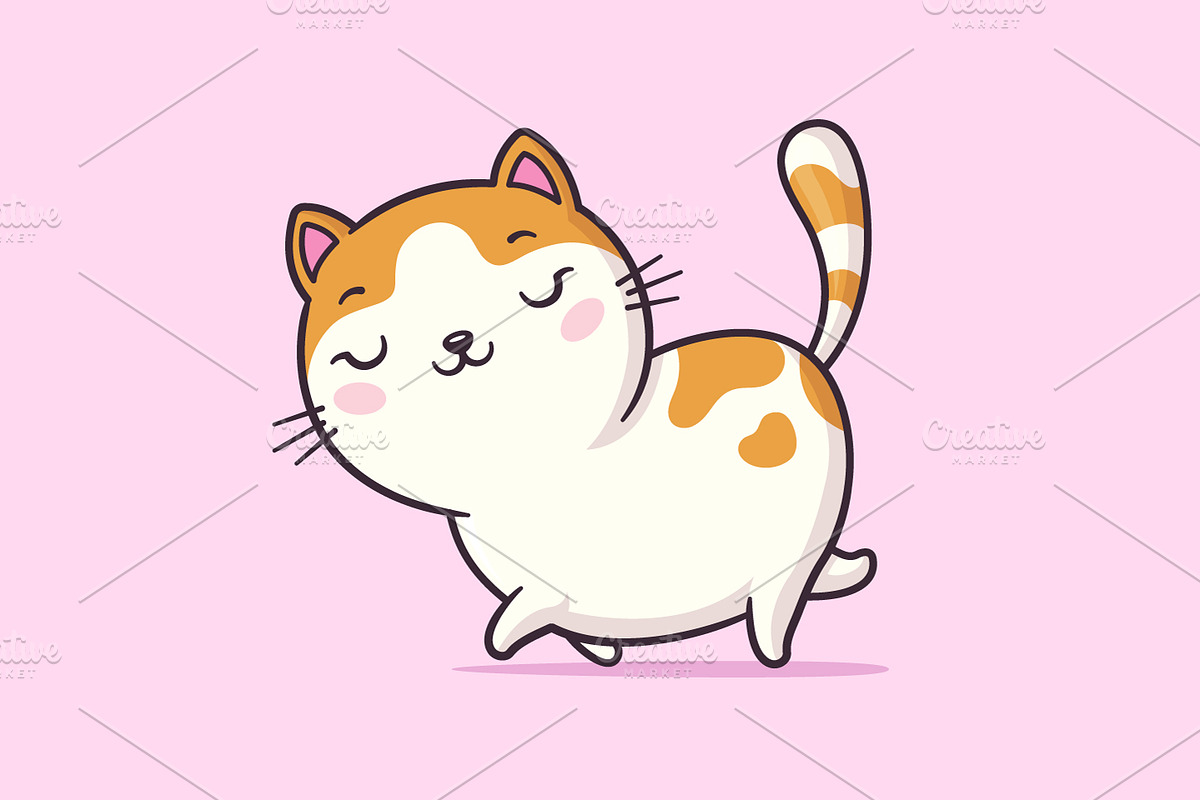 Cute Cat in Illustrations - product preview 8