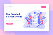 Fashion Ecommerce Web Landing page
