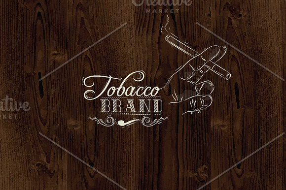 Tobacco vintage in Illustrations - product preview 3