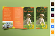 Dog Walker Brochure Trifold