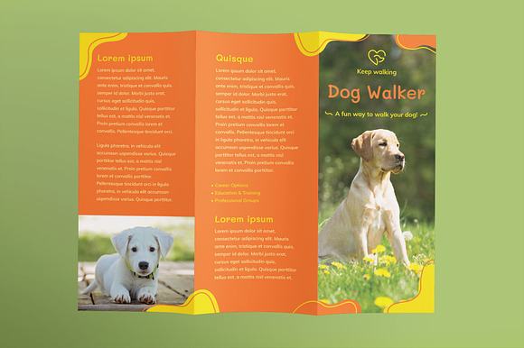 Dog Walker Print Pack in Invitation Templates - product preview 3