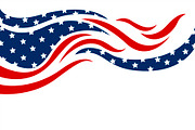 Abstract USA flag background