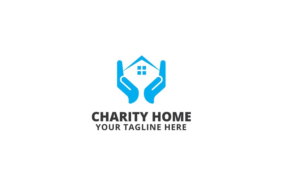 Charity Home Logo Template in Logo Templates - product preview 8