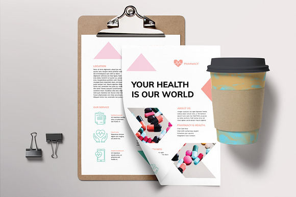 Pharmacy Flyer in Invitation Templates - product preview 2