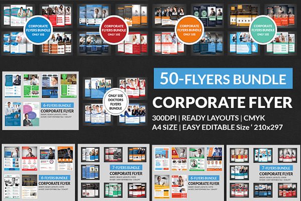 (50)Corporate Flyers Bundle