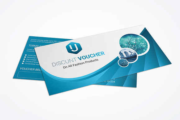 Gift Voucher Template in Card Templates - product preview 2
