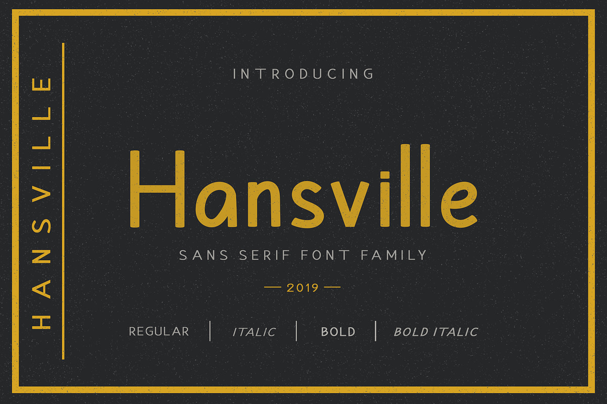 Hansville - Sans Family in Sans-Serif Fonts - product preview 8