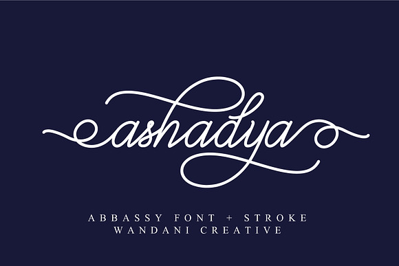 Abbassy Script in Script Fonts - product preview 4