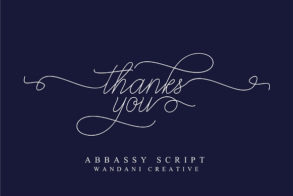 Abbassy Script in Script Fonts - product preview 10