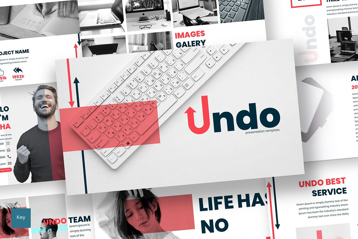 Undo - Keynote Template in Keynote Templates - product preview 8