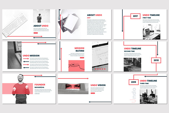 Undo - Keynote Template in Keynote Templates - product preview 3