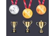 Shiny Medals and Golden Cups for