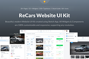 ReCars Website UI Kit
