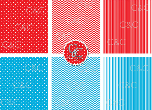 27 True Colors Dots Stripes Chevron in Objects - product preview 1