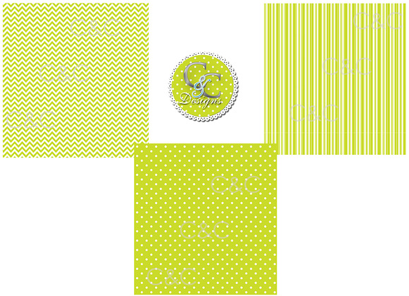 27 True Colors Dots Stripes Chevron in Objects - product preview 5