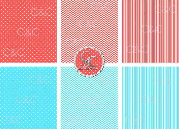 27 Ultra Bright Dots Stripes Chevron in Objects - product preview 3
