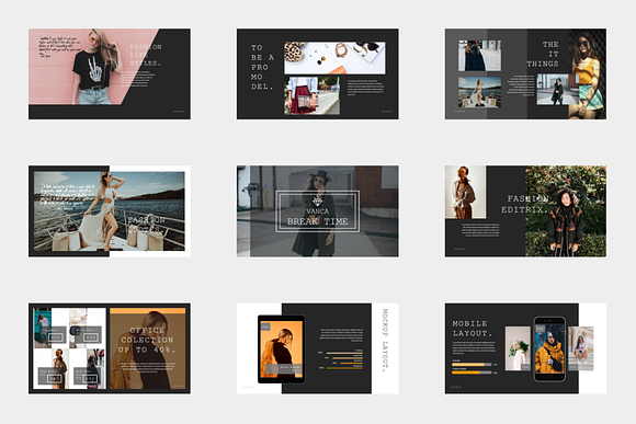 Fashion Presentation - VANCA in PowerPoint Templates - product preview 3