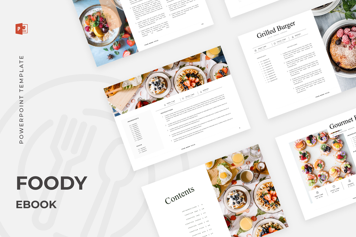 Foody Ebook Presentation in PowerPoint Templates - product preview 8