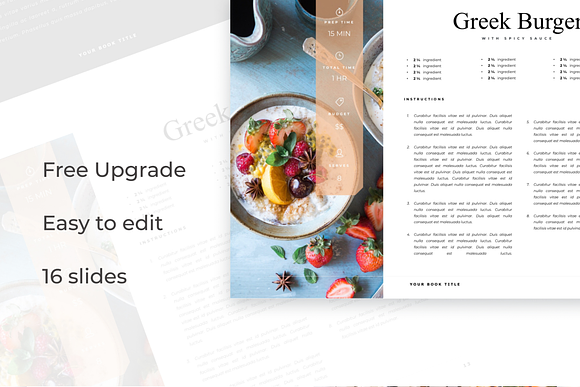 Foody Ebook Presentation in PowerPoint Templates - product preview 2