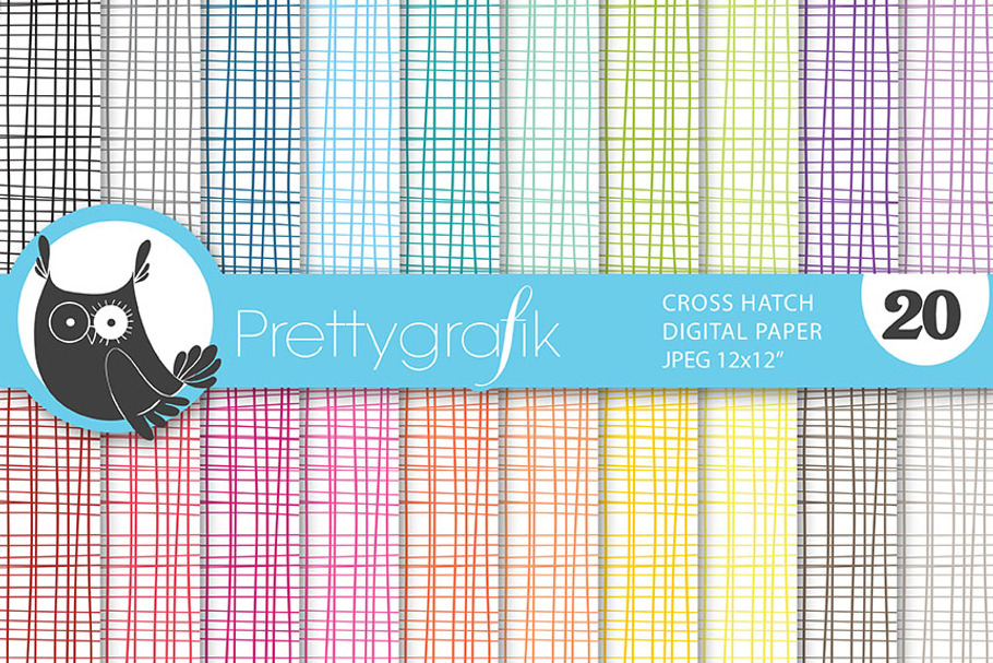 string cross hatch digital paper in Patterns - product preview 8