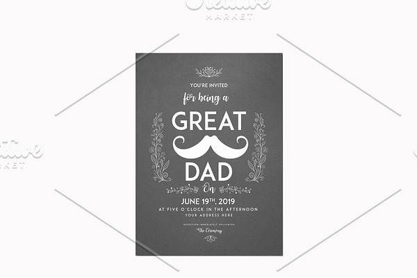 Father's Day Invitation Flyer