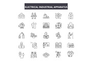 Electrical industrial apparatus line
