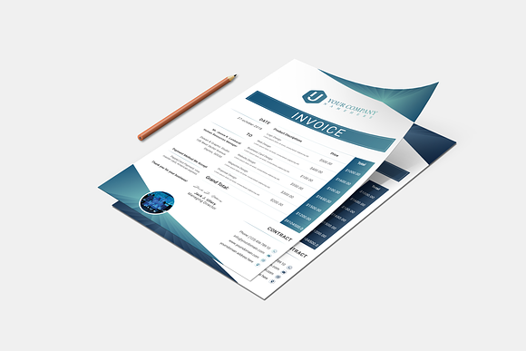 Invoice Design in Stationery Templates - product preview 2