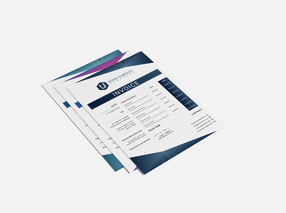 Invoice Design in Stationery Templates - product preview 3
