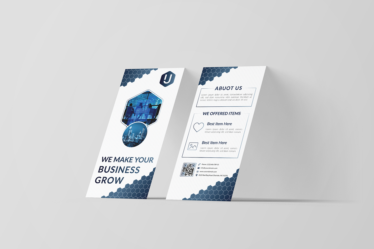 DL Flyer template in Flyer Templates - product preview 8