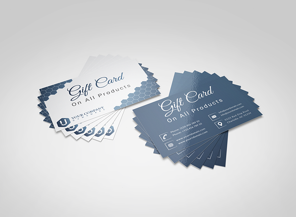 Gift Card Template in Card Templates - product preview 1