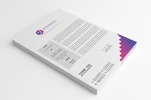 Letterhead Template in Stationery Templates - product preview 1