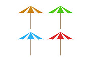 Sea umbrella icon