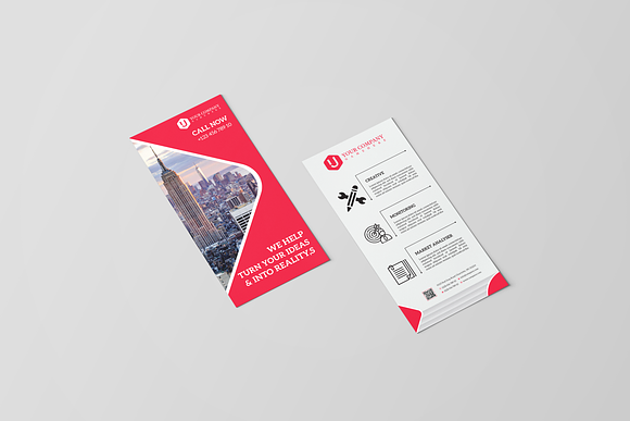 DL Flyer template in Flyer Templates - product preview 4