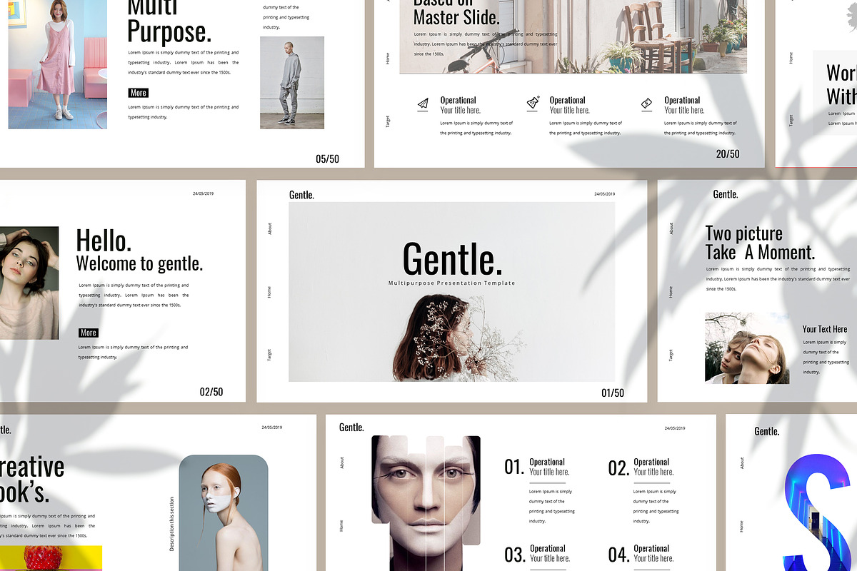 Gentle Powerpoint Template in PowerPoint Templates - product preview 8