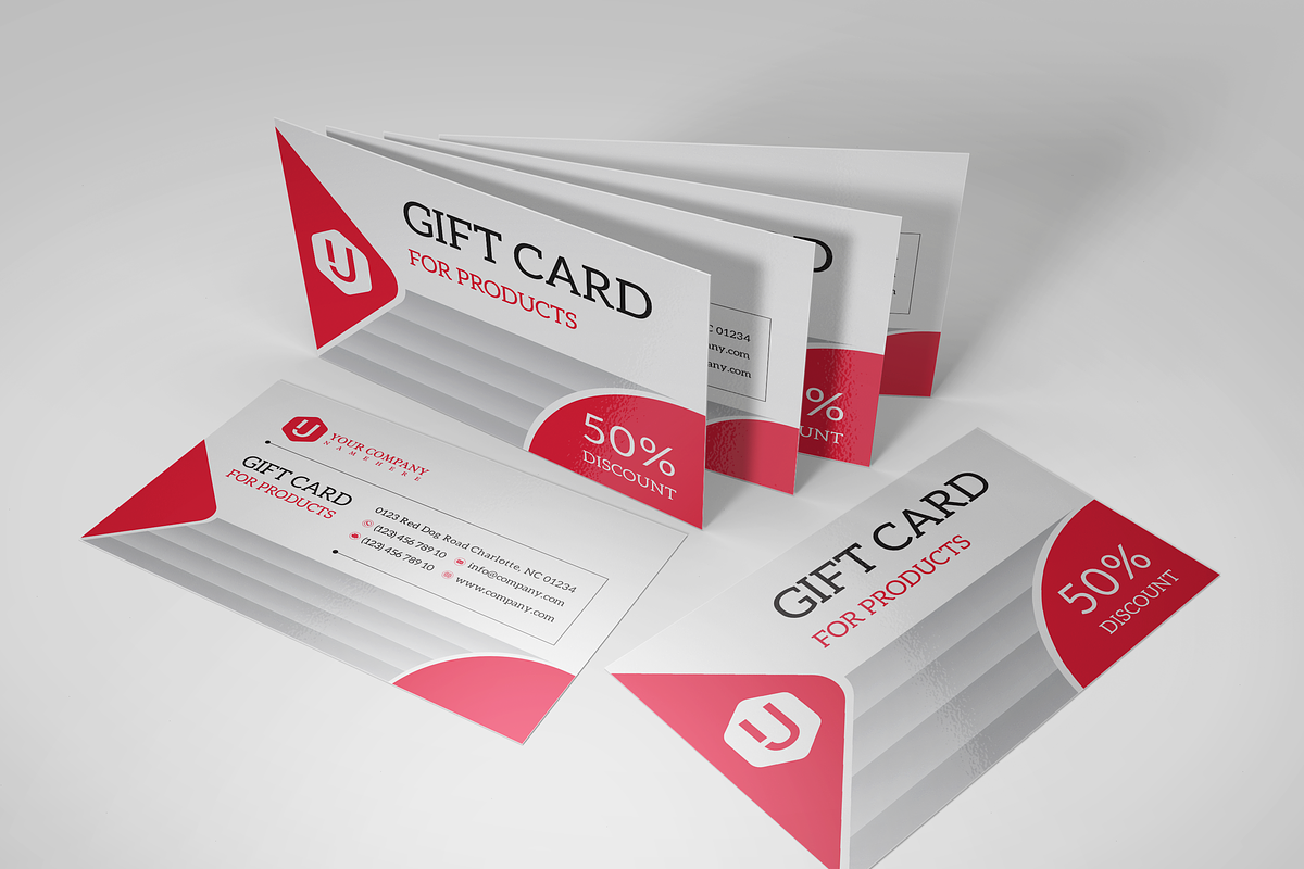 Gift Card Template in Card Templates - product preview 8