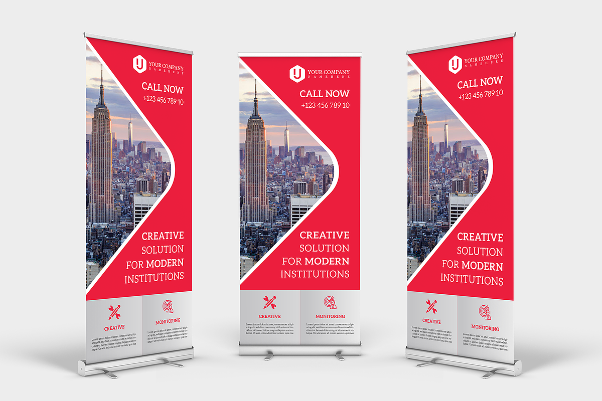 Roll-up Banner in Magazine Templates - product preview 8