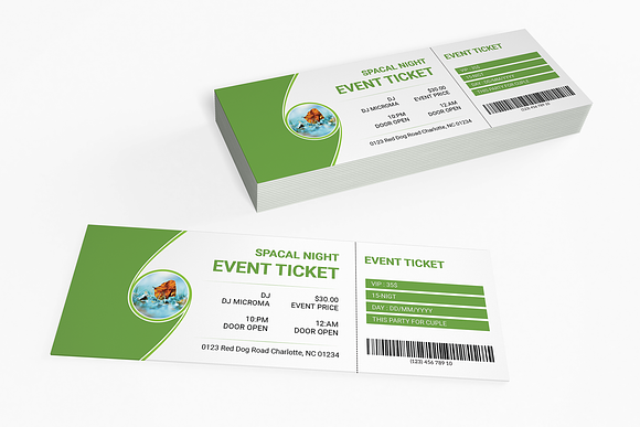 Event Ticket in Card Templates - product preview 3
