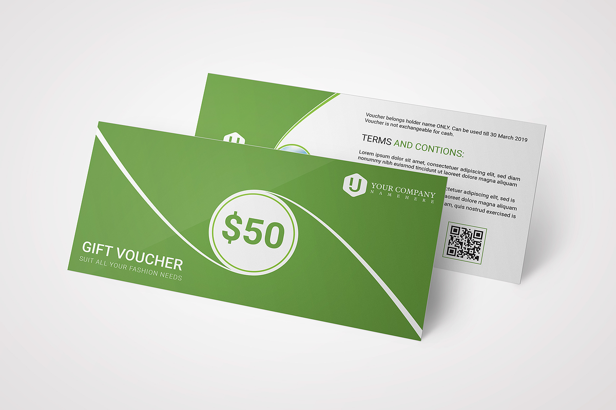 Gift Voucher Template in Card Templates - product preview 8