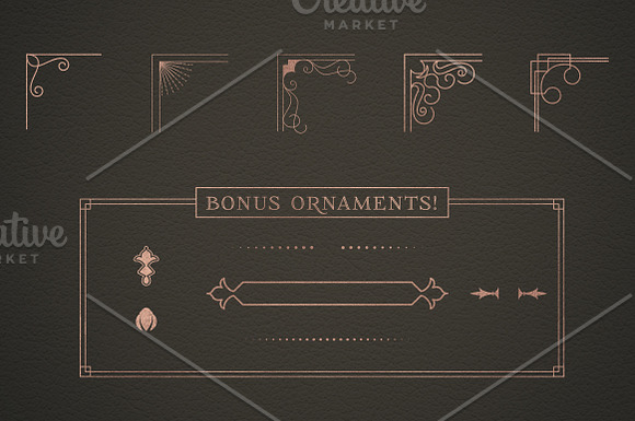 Corner Border Elements Bundle in Objects - product preview 3