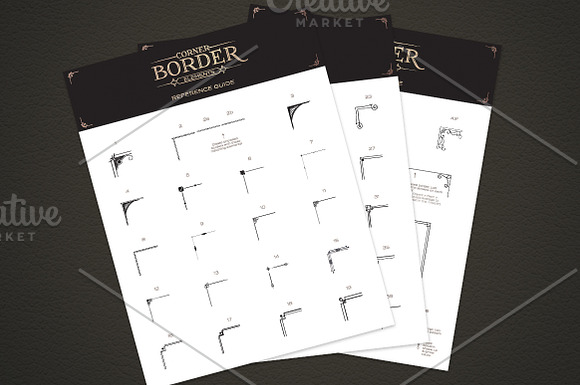 Corner Border Elements Bundle in Objects - product preview 4