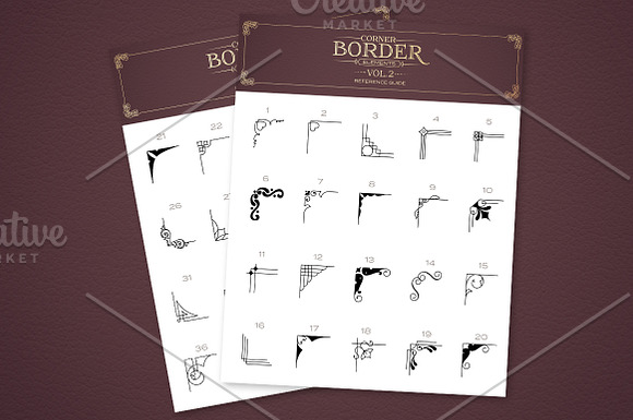 Corner Border Elements Bundle in Objects - product preview 9