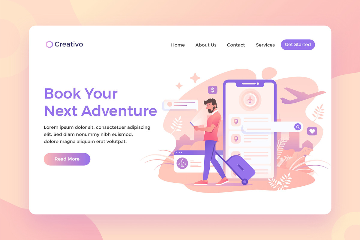 Book Your Next Adventure Website in Web Elements - product preview 8