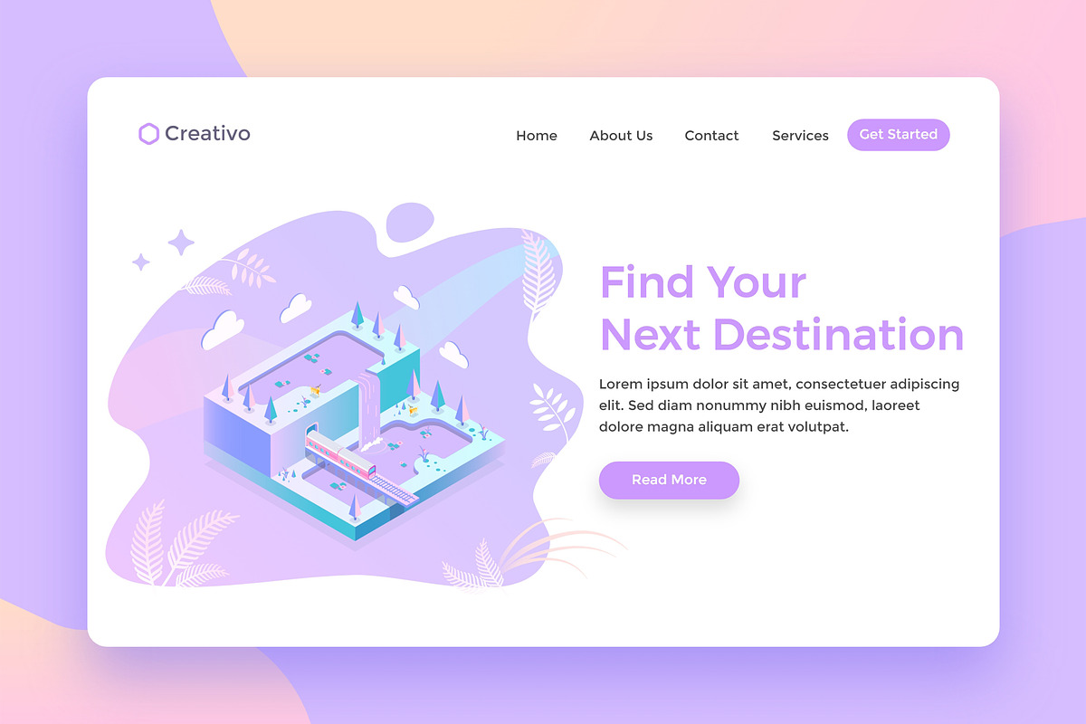 Find Your Next Destination, Travel in Web Elements - product preview 8