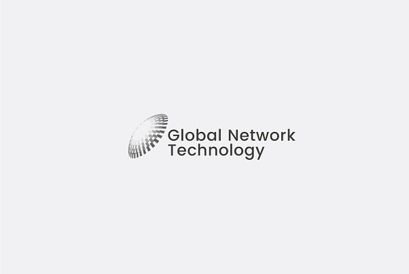 Global Network Technology Logo in Logo Templates - product preview 1