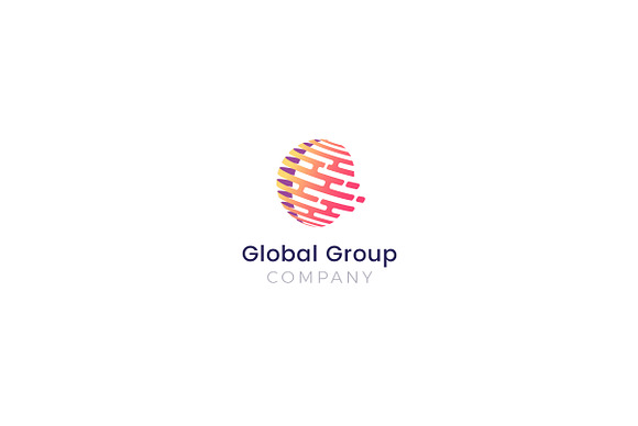 Global Group Company Logo in Logo Templates - product preview 1