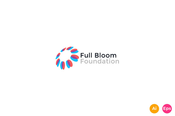 Full Bloom Foundation Logo Template