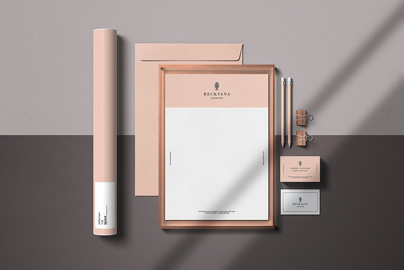Minimal Stationery Mockup Creator in Branding Mockups - product preview 3