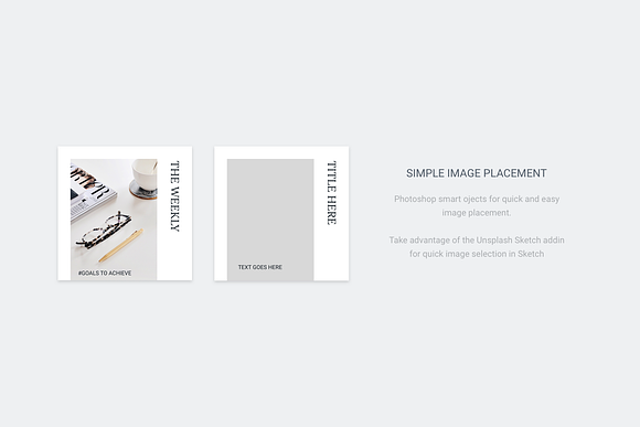 Hemingway Instagram Post Template in Instagram Templates - product preview 4