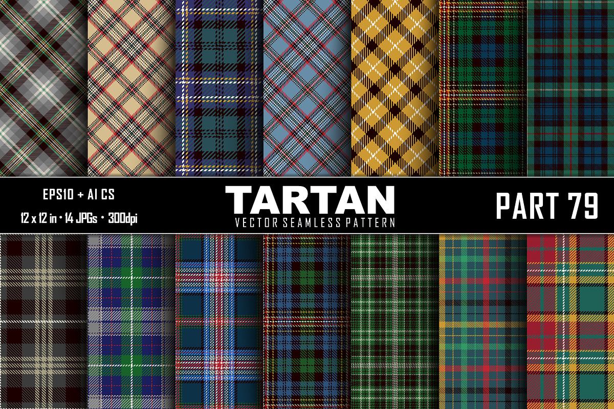Seamless Tartan Pattern. Part–79 in Patterns - product preview 8